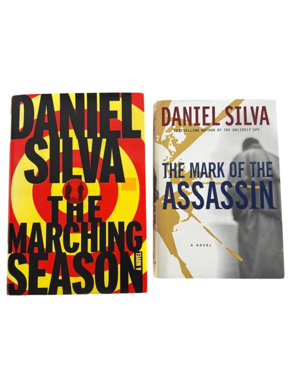 Daniel Silva The Marching Season & Mark Of The Assassin Hardcover Books First ED